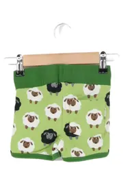 Vorschaubild 2 von Kinder Shorts Gr. 92 Grün Schaf-Print Casual Baumwolle