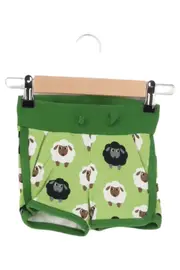 Vorschaubild 1 von Kinder Shorts Gr. 92 Grün Schaf-Print Casual Baumwolle