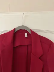 Vorschaubild 2 von Damen Blazer Gr. 36/S Rot Business Jacke Eleganter Blazer