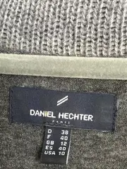 Vorschaubild 7 von Damen Businesskleid Gr. 38 Grau Ärmellos Strukturmuster