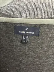 Vorschaubild 8 von Damen Businesskleid Gr. 38 Grau Ärmellos Strukturmuster