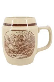 Vorschaubild 1 von Kaffeebecher Beige Fasan Motiv Klassisch Rustikal Vintage