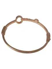 Vorschaubild 2 von Damen Armband Gold Stahl Elegant Festlich Uni Logo 5x7cm