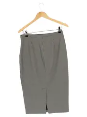 Vorschaubild 2 von Damen Bleistiftrock Gr. 38/M Kariert Schwarz-Weiß Klassisch Elegant