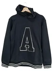 Vorschaubild 2 von Kinder Kapuzenpullover Hoodie Gr. 158 Schwarz mit A-Motiv
