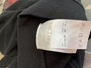 Vorschaubild 5 von Damen Bleistiftrock Gr. 38 M Schwarz Basic Baumwolle