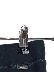 Vorschaubild 2 von Damen Bleistiftrock Gr. 38 M Schwarz Basic Baumwolle