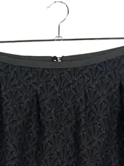 Vorschaubild 4 von Damen Faltenrock Grau M 38 Feminin Strukturmuster Midirock