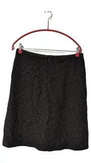 Vorschaubild 3 von Damen Faltenrock Grau M 38 Feminin Strukturmuster Midirock