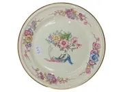 Vorschaubild 1 von Winifred Kuchenteller 20 cm Echt Elfenbein Vogel Blumenmuster