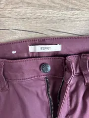 Vorschaubild 3 von Damen Slim Fit Jeans 28/32 Bordeaux Lila Stretch Hose