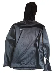 Vorschaubild 2 von Herren Kapuzenpullover Sportlich Logo Print Schwarz Gr. M Polyester