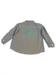 Vorschaubild 2 von Freizeithemd Jungen Gr. 104 Blau Casual Baseball Schriftzug