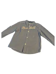 Vorschaubild 1 von Freizeithemd Jungen Gr. 104 Blau Casual Baseball Schriftzug