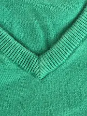 Vorschaubild 2 von Herren Pullover V-Ausschnitt Grün Gr. 48/M Casual