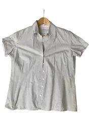 Vorschaubild 1 von Damen Hemdbluse Gr. 40 Mehrfarbig Kariert Kurzarm Casual