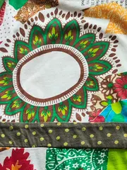 Vorschaubild 3 von Kinder Kleid Patchwork Schildkröte Gr. 152 (13-14 Jahre) Mehrfarbig