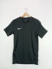 Vorschaubild 2 von Sport Shirt Herren Kurzarm Gr. 44/S Schwarz Polyester Logo Print