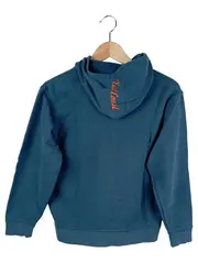 Vorschaubild 2 von Kinder Kapuzenpullover Gr. 128 Blau Schriftzug Logo Print