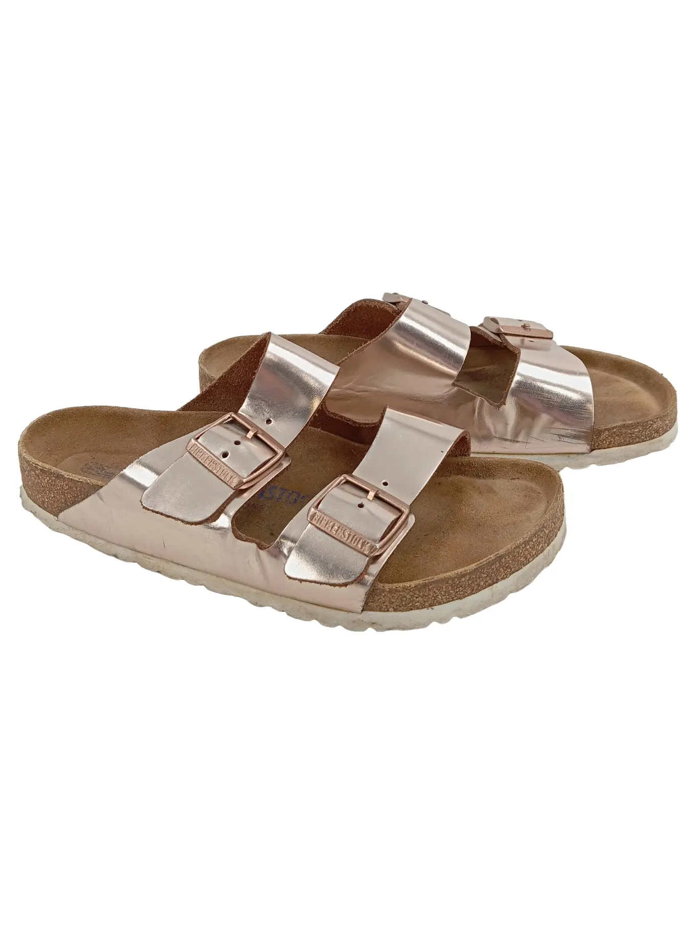 BIRKENSTOCK Arizona Pantoletten Damen Rosa Gr. 40 Sandalen Freizeit