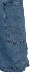 Vorschaubild 3 von Damen Jeanskleid Latzkleid Blau Gr. 34/XS Casual