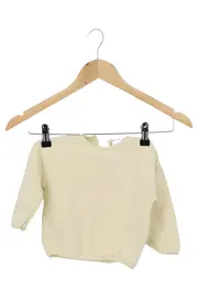 Vorschaubild 1 von Kinder Pullover Gr. 74 Gelb Casual Langarm Schriftzug