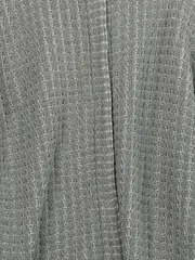 Vorschaubild 3 von Strickjacke Damen Gr. 40/L Grau Strukturmuster Wolle Casual