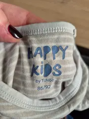 Vorschaubild 4 von Baby Body Kurzarm Gr. 86/92 Grau Gestreift Wal Motiv Baumwolle