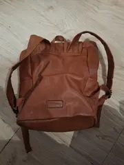 Vorschaubild 2 von Damen Leder Rucksack Braun Casual Alltag Freizeit