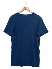 Vorschaubild 2 von Herren T-Shirt Blau Gr. 48/M Streetwear Casual Logo-Print