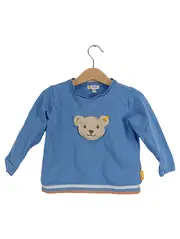 Vorschaubild 1 von Kinder Langarmshirt Gr. 86 Blau mit Bärenmotiv Casual