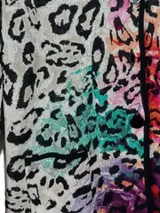 Vorschaubild 4 von Damen Blazer Animal Print Langarm Baumwolle Mehrfarbig Gr. 38