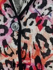 Vorschaubild 3 von Damen Blazer Animal Print Langarm Baumwolle Mehrfarbig Gr. 38