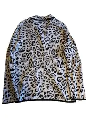 Vorschaubild 5 von Damen Blazer Animal Print Langarm Baumwolle Mehrfarbig Gr. 38