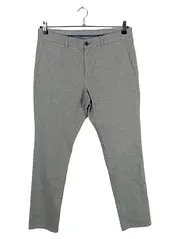 Vorschaubild 1 von Herren Hose Anzughose Chino W33 L32 Grau Business Baumwolle Mix