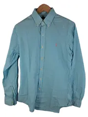 Vorschaubild 1 von Herren Hemd Slim Fit Gestreift Türkis Weiß Gr. S