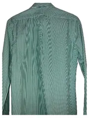 Vorschaubild 3 von Herren Hemd Slim Fit Gestreift Türkis Weiß Gr. S