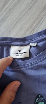 Vorschaubild 4 von Mädchen T-Shirt Lila Gr. 146 Casual Schmetterlingsprint