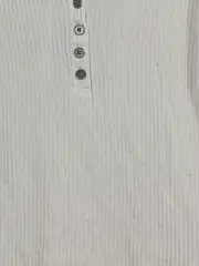 Vorschaubild 4 von Damen Langarmshirt Gr. 36/S Weiß Casual Rippstrick