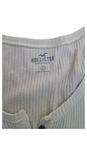 Vorschaubild 6 von Damen Langarmshirt Gr. 36/S Weiß Casual Rippstrick