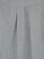 Vorschaubild 3 von Damen Bluse Grau Metallic Gr. 34/XS Kurzarm Modern