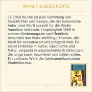 Vorschaubild 3 von La Edad de Oro von José Martí Kinderbuch Spanisch CD-ROM gebraucht