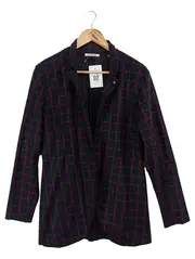 Vorschaubild 1 von Damen Blazer 40/L Blau Kariert Wolle Elegant Business