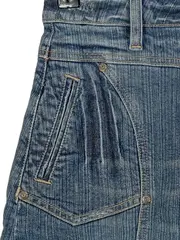 Vorschaubild 3 von Kinder Jeansrock Gr. 158 Blau Denim Casual