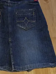 Vorschaubild 4 von Kinder Jeansrock Gr. 158 Blau Denim Casual