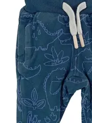 Vorschaubild 3 von Kinder Jungen Jogginghose Gr. 62 Blau Dino Muster Baumwolle