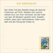 Vorschaubild 2 von Disney Aladdin und der König der Diebe DVD Abenteuerfilm FSK 6