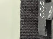 Vorschaubild 4 von Damen Strickjacke Gr. 38/M Schwarz Minimalistisch Wolle
