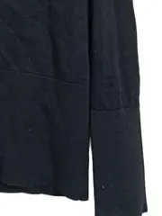 Vorschaubild 3 von Damen Strickjacke Gr. 38/M Schwarz Minimalistisch Wolle