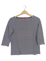 Vorschaubild 1 von Damen Langarmshirt Gestreift Gr. 34/XS Baumwolle Casual